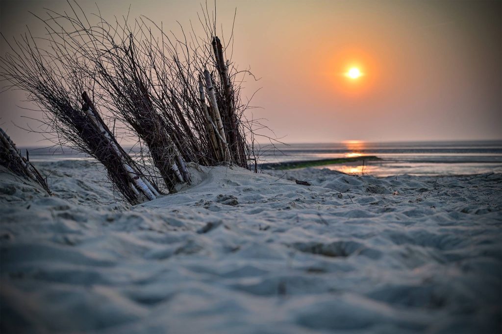 Foto von Niko Timm – Sonnenuntergang, Hvide Sande, 2015
