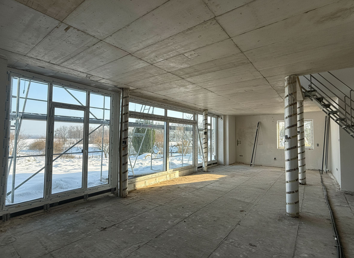 Rohbau Stadtvilla Jöllenbeck