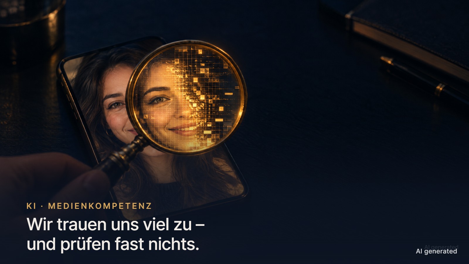 Die Lücke vor unserer Nase: KI-Content, Medienkompetenz und Authentizität