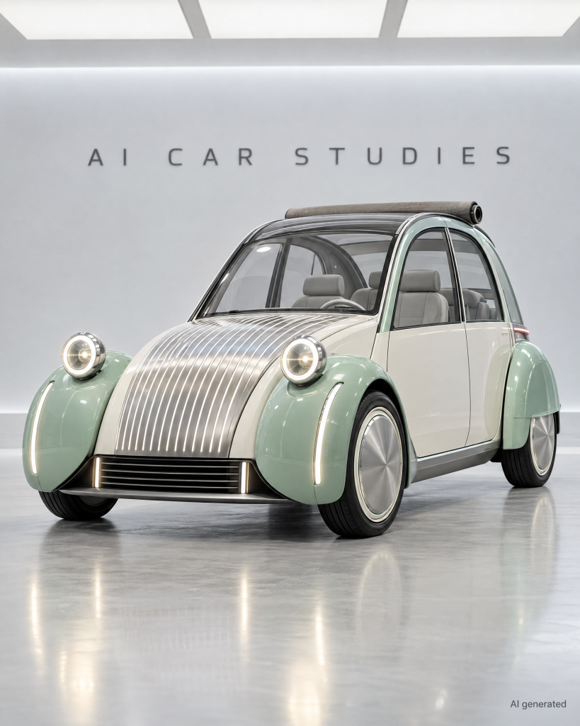 KI-Designstudie: Citroën 2CV