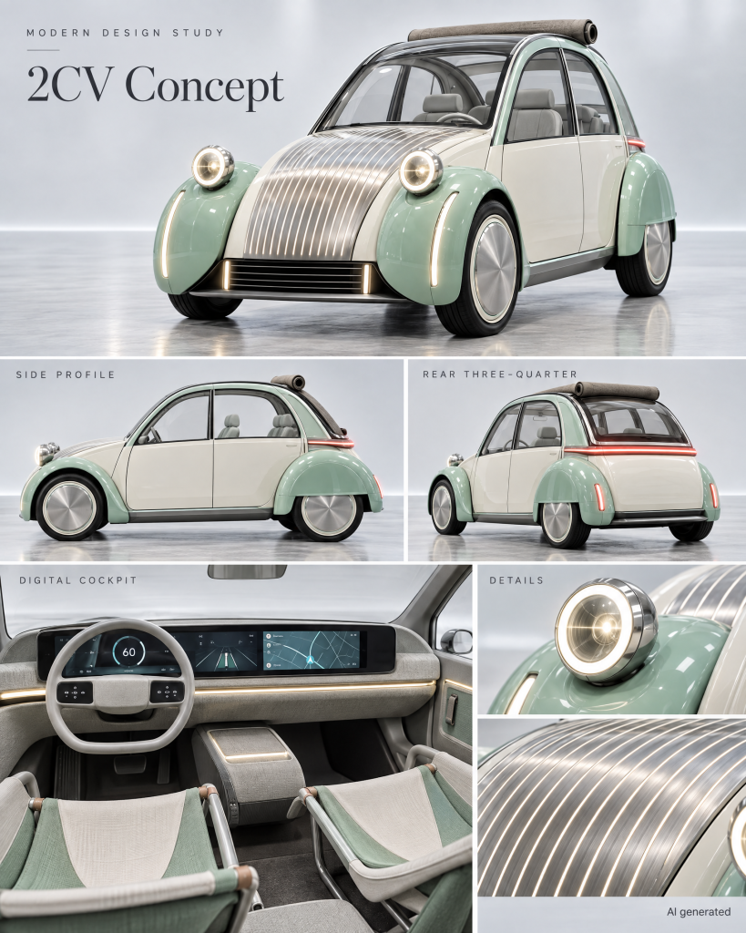 Citroën 2CV: Designboard