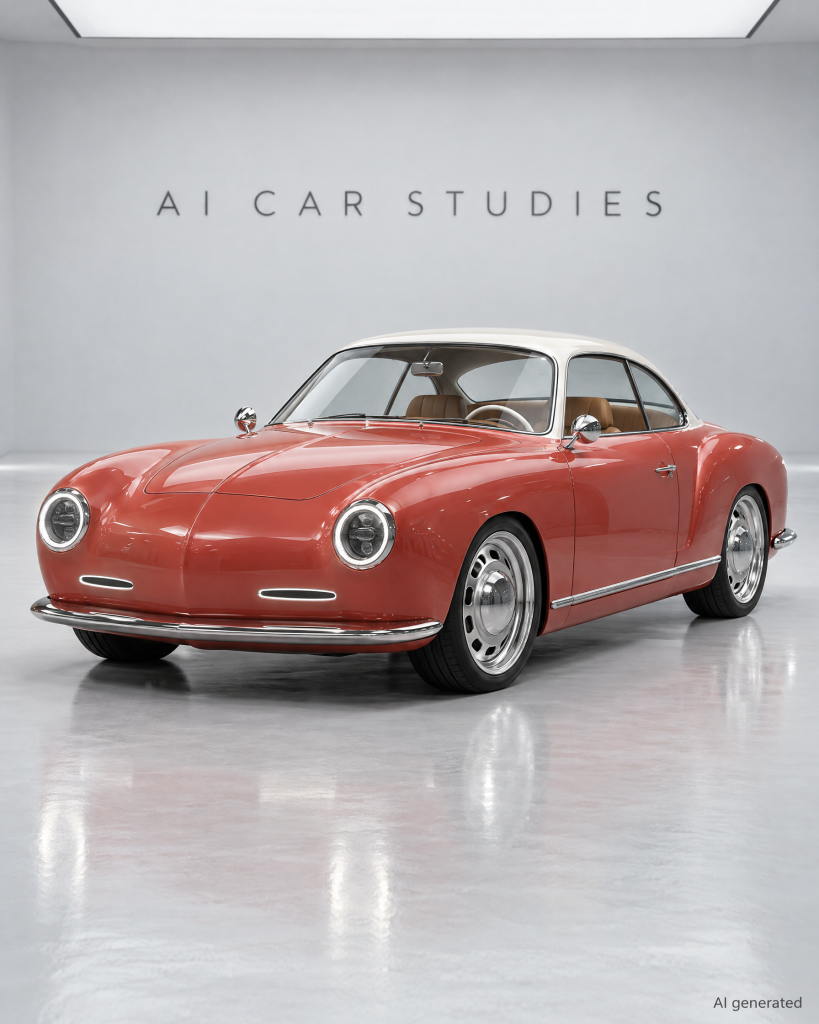 KI-Designstudie: VW Karmann Ghia