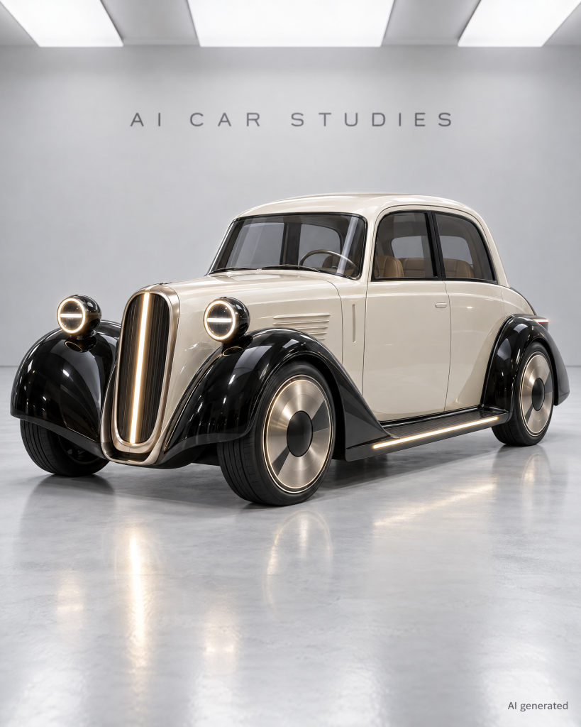 KI-Designstudie: Tatra 57A